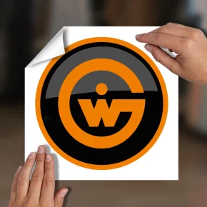 Window Graphics - External Apply, Facing Externally - Solid White Sticker with Lightblock